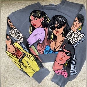 Zara Cropped Sweatshirt